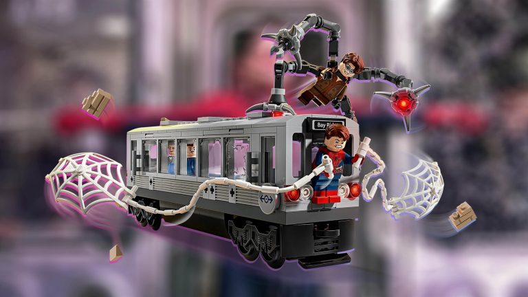Questo nuovo set LEGO ricrea la scena più iconica di Spider-Man 2